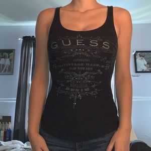 Guess black tank